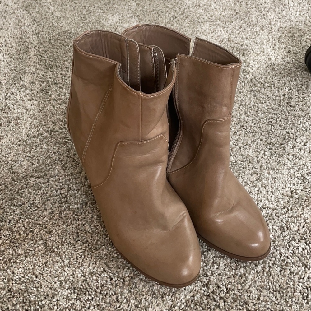 Tan Booties - Picture 2 of 6